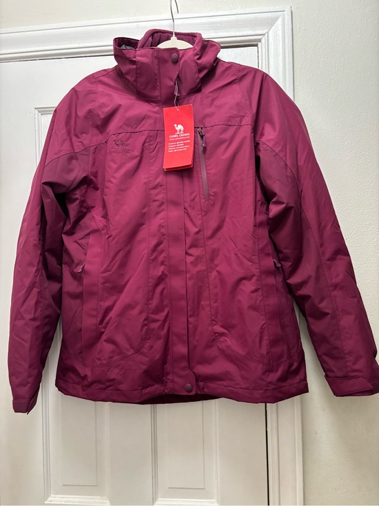 Camel Crown Jackets & Blazers - Women's Utility Shell Jacket - Berry Plum
Size Large